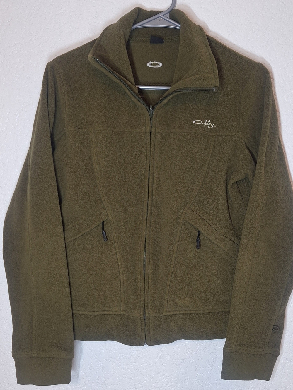 Vintage Oakley Icon Series Full Zip Fleece Jacket Men’s M Gorpcore 2008 Olive